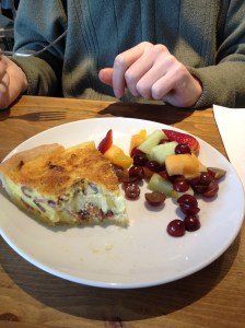 This quiche is so tasty it basically jumps into your face unaided.