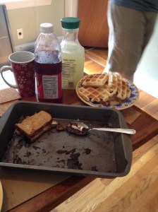 I made baked french toast and did not remember!