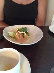 Jenn went for a peanuty thing.